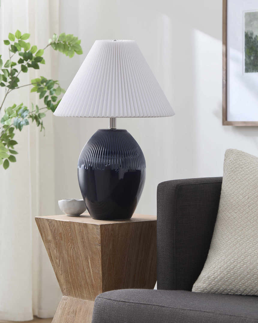 Lechbruck Blue Table Lamp
