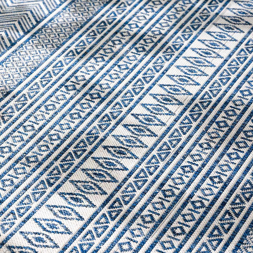 Madras Light Blue Green All Over Performance Area Rug