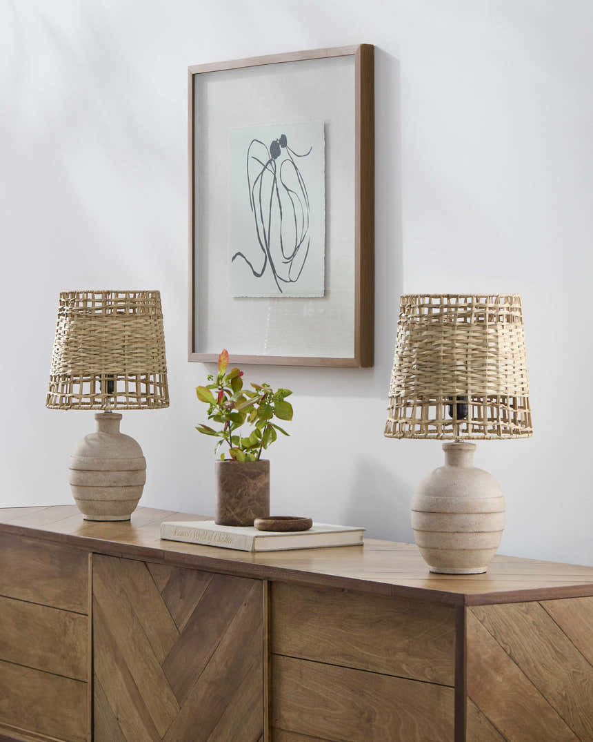 Mendrisio Gray Table Lamp