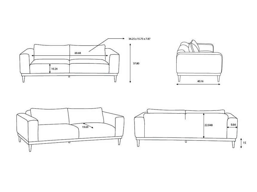 Malynivka Sofa - Clearance