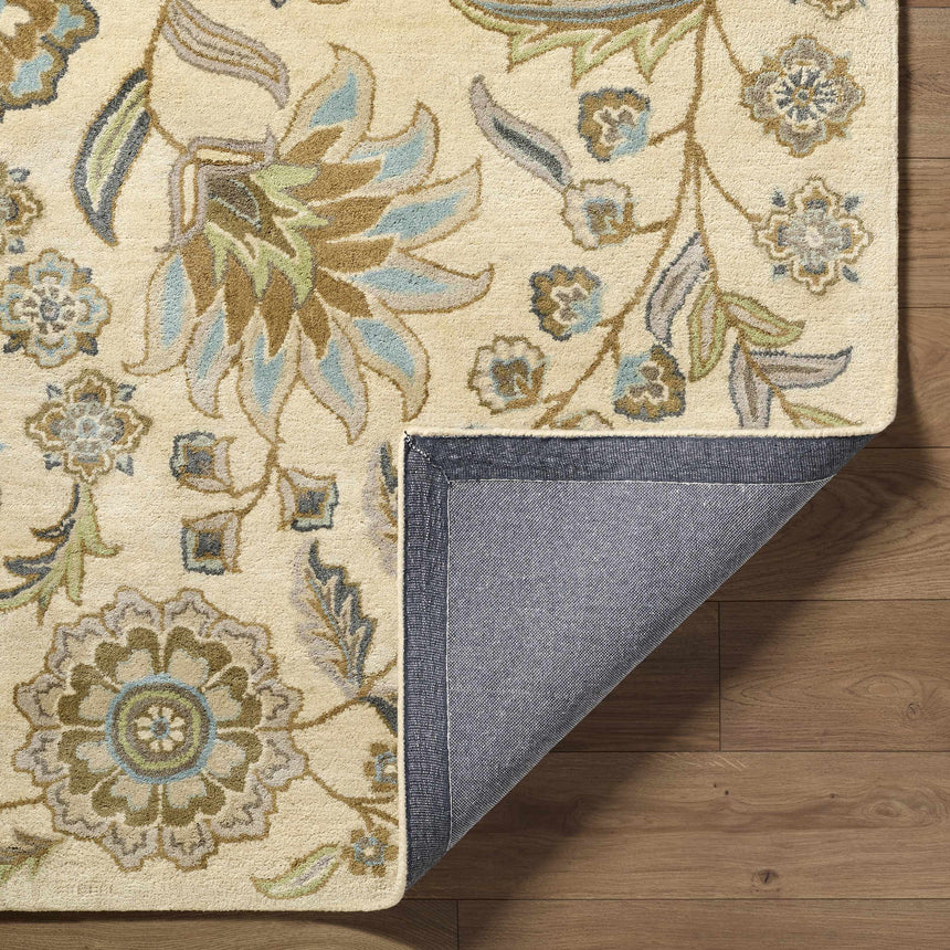 Mack Floral Wool Area Carpet