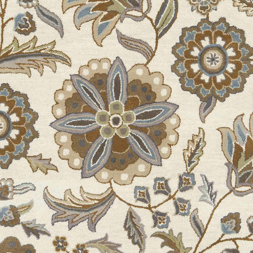 Sample Mack Floral Wool Area Carpet