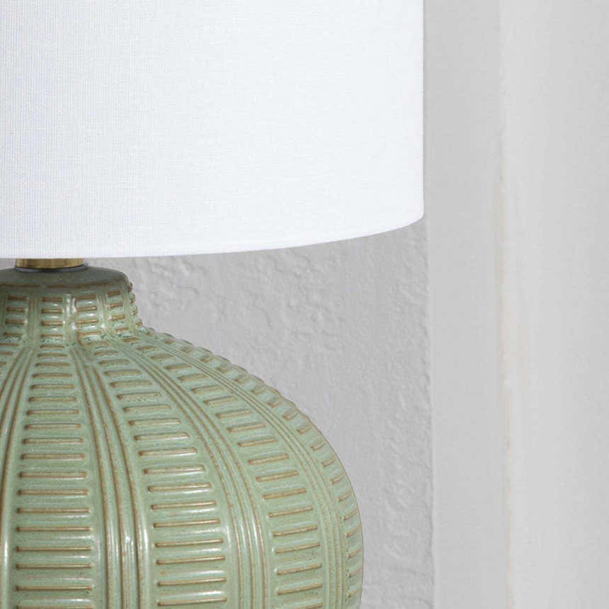 McMurray Green Textured Table Lamp