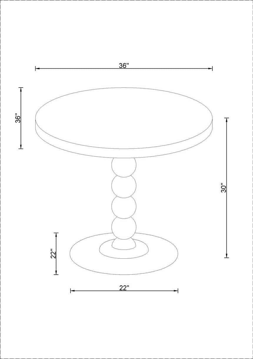 Becki Owens x Livabliss Del Ray Round Dining Table