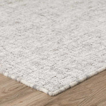 Close up of the Dalyn Mateo ME1 Marble area rug showing texture and neutral colors.