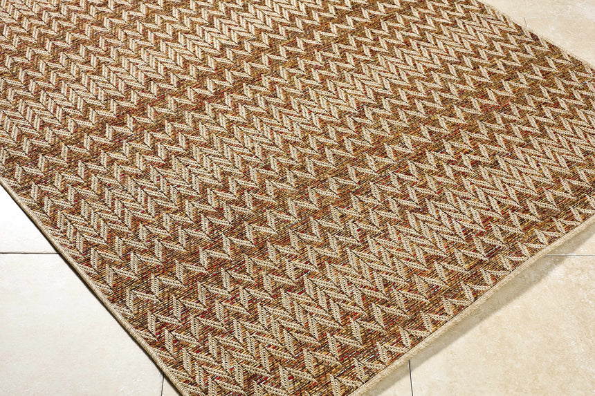 Alazne Burnt Orange Area Rug