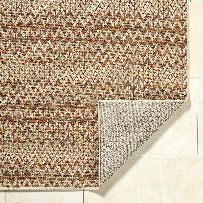 Alazne Burnt Orange Area Rug