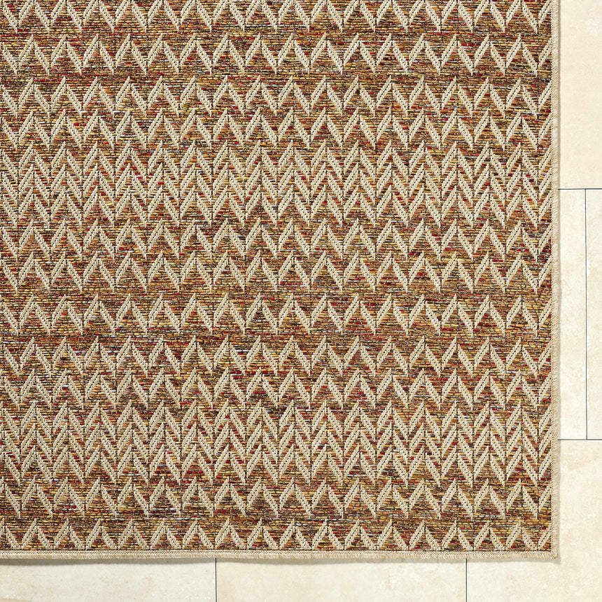 Alazne Burnt Orange Area Rug