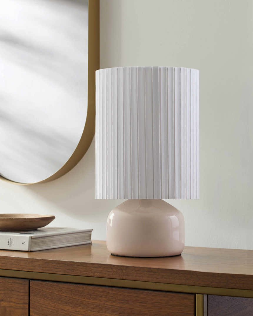 Manzaneda Pink Table Lamp