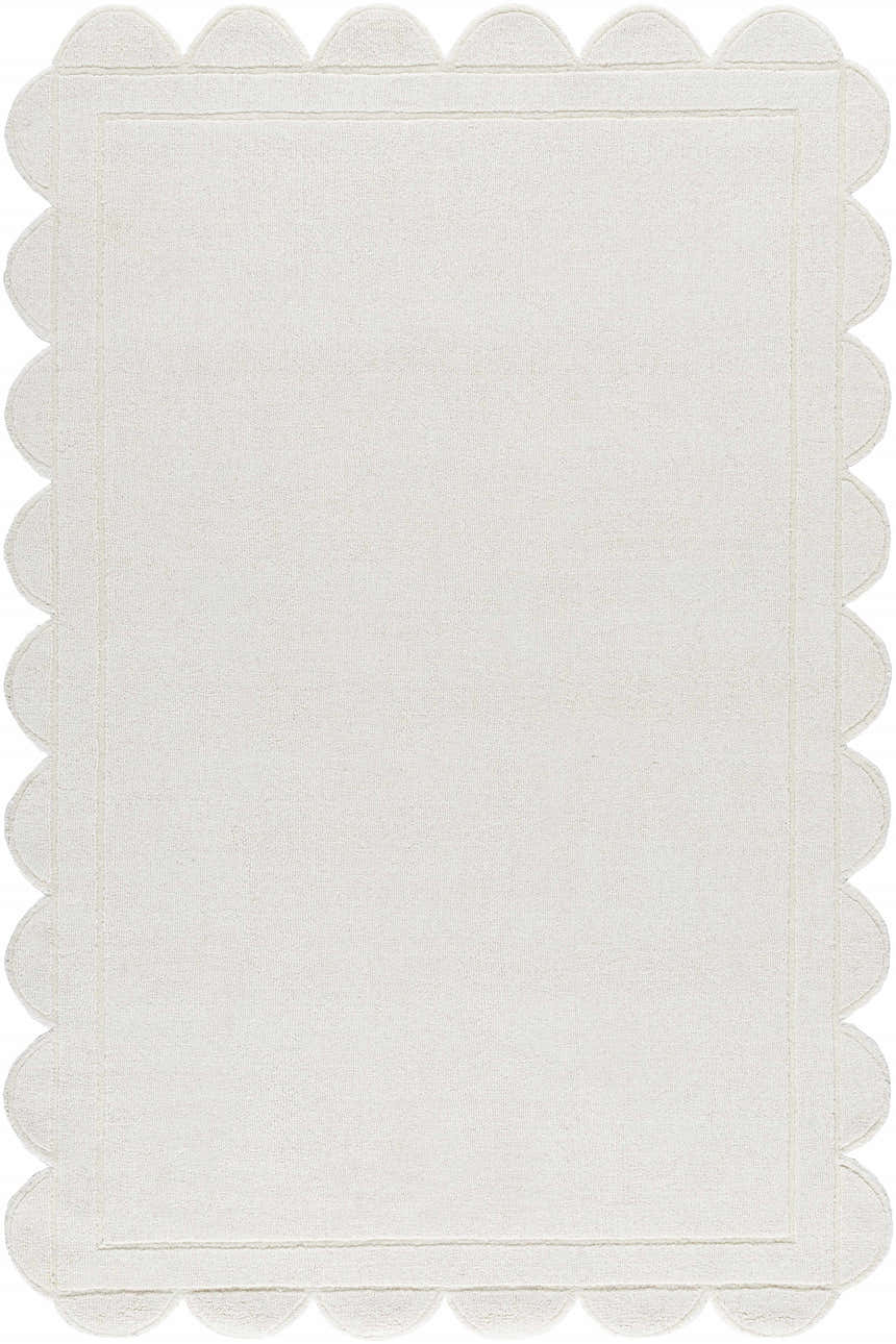 Made to Order Custom Size Uhuro White Geometric Area Rug