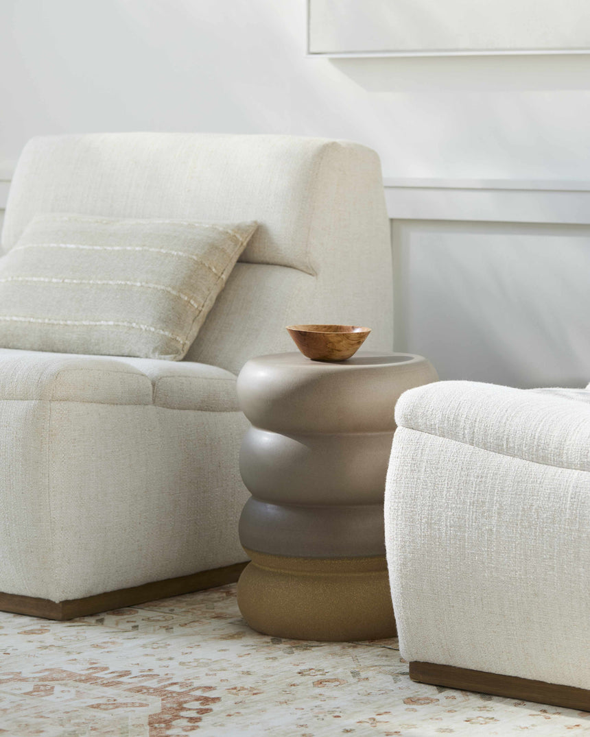 Makumbako Dark Red End Table