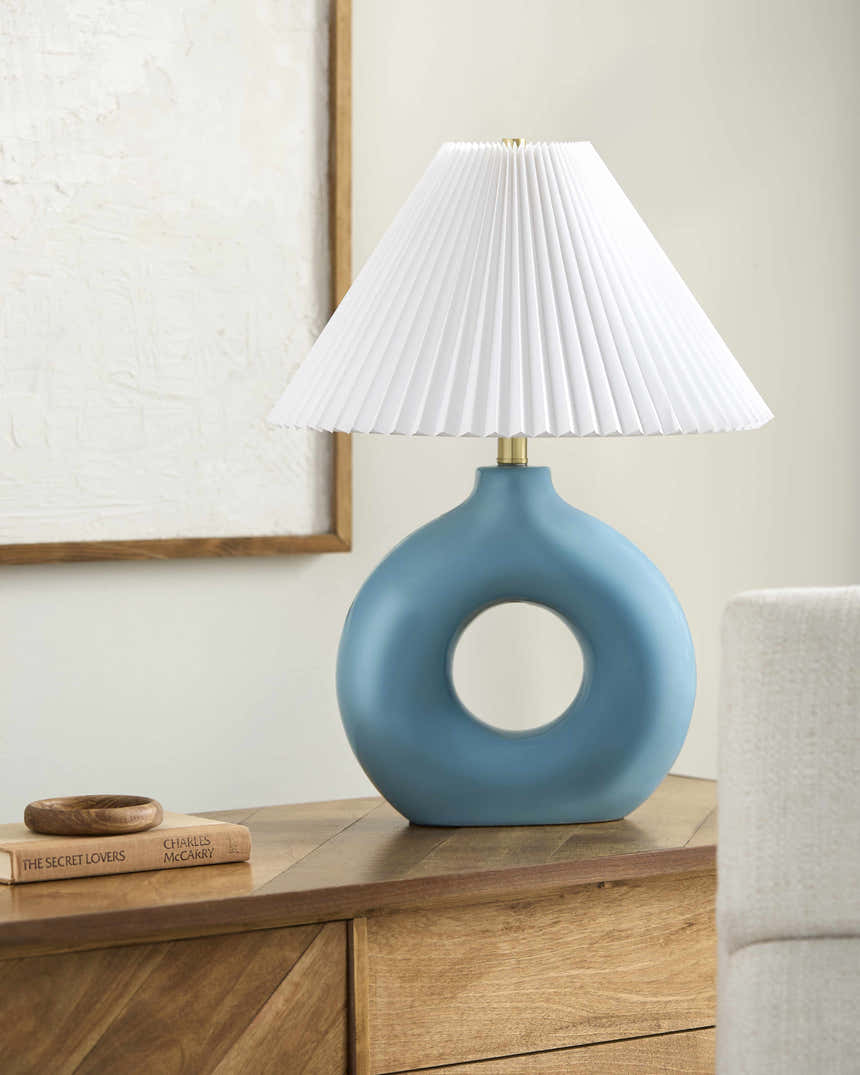 Miasskoye Blue Table Lamp