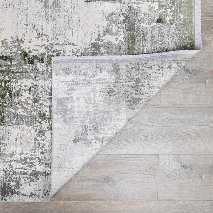 Magni Luxury Fringed Faux Silk Rug