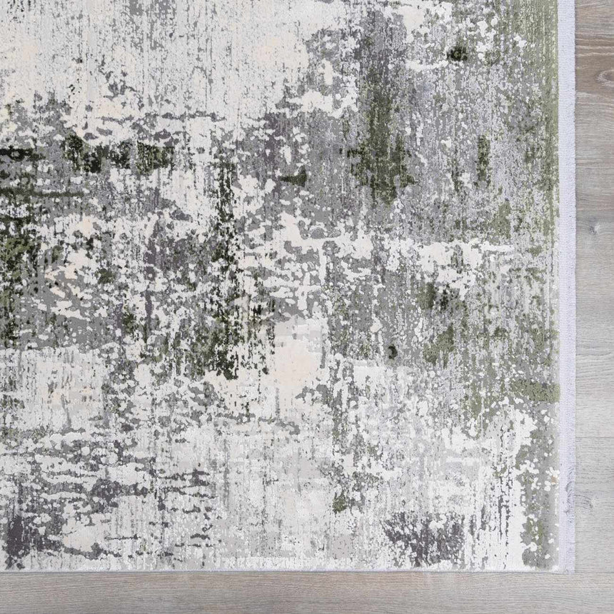 Magni Luxury Fringed Faux Silk Rug