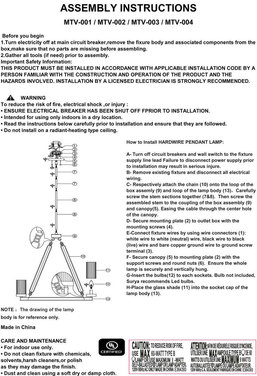 Martynovo Metallic - Brass Chandelier