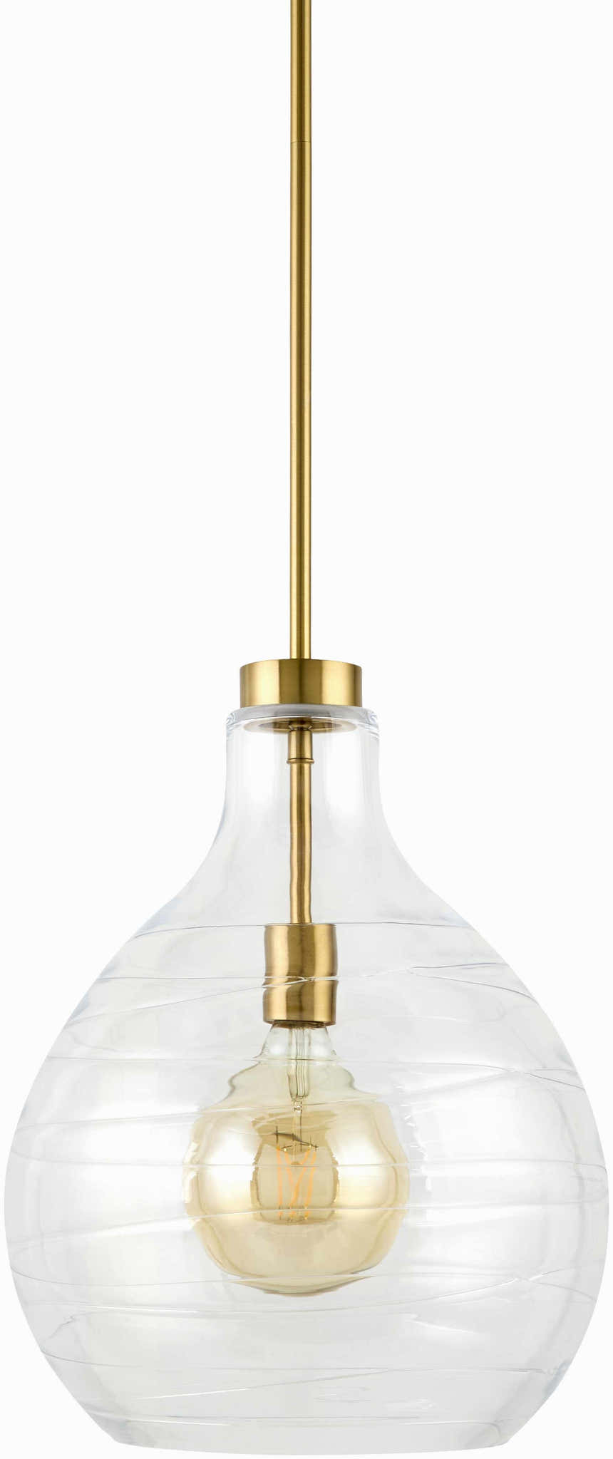 Montbazin Metallic - Brass Pendant