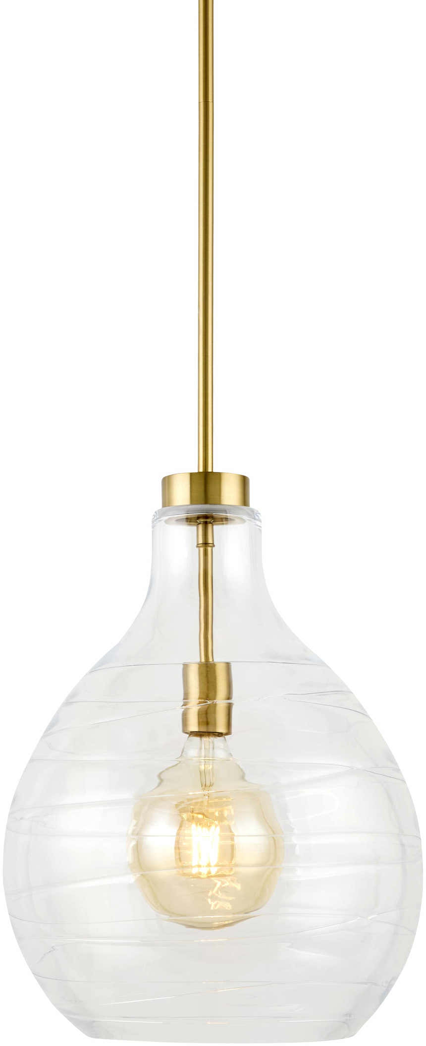 Montbazin Metallic - Brass Pendant