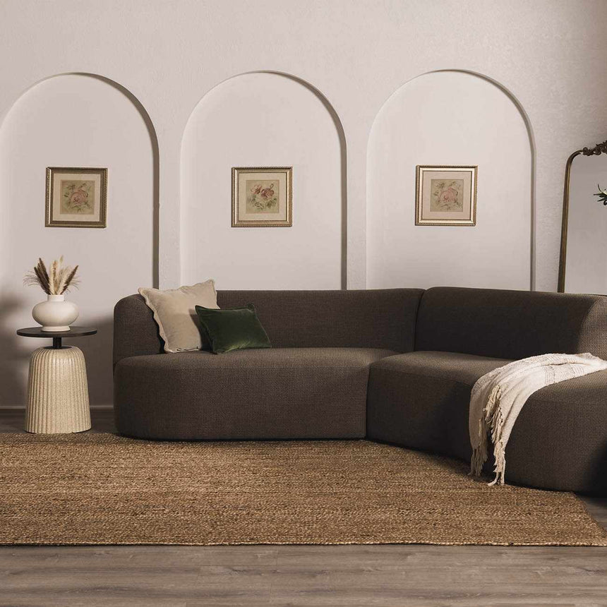 Made to Order Custom Size Tan Shippagan Jute Braided Area Rug