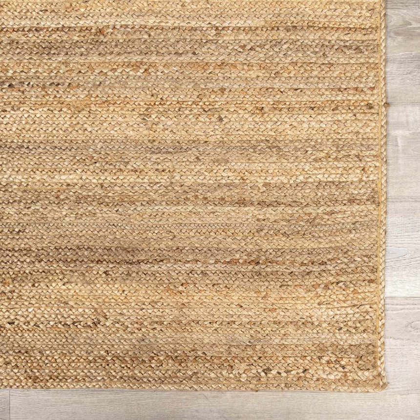 Made to Order Custom Size Tan Shippagan Jute Braided Area Rug