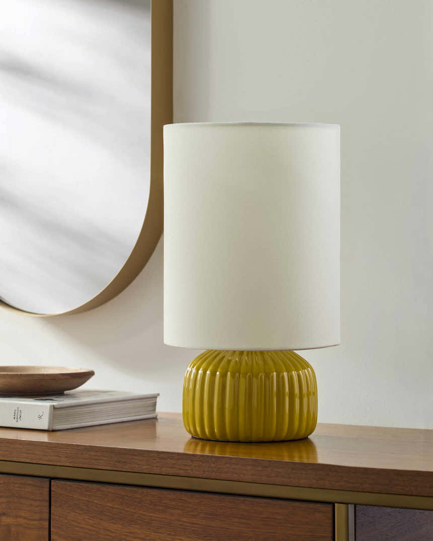 Navarrenx Yellow Table Lamp