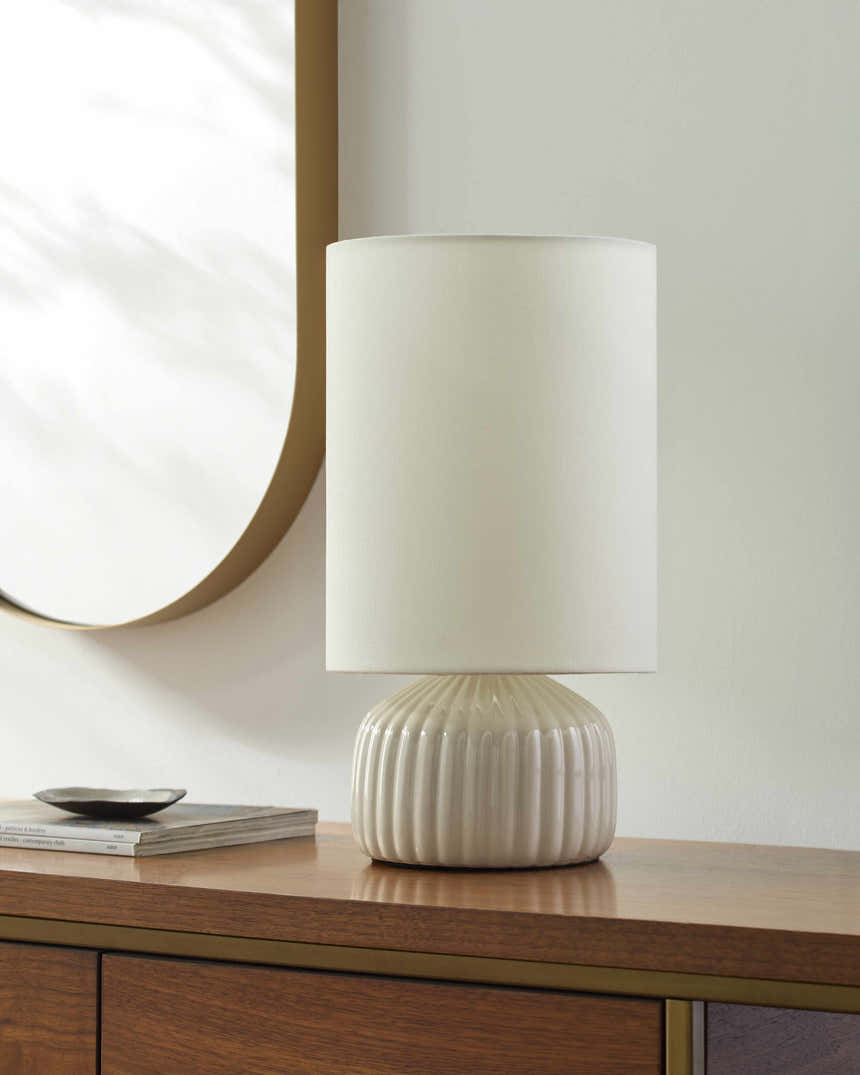 Navarrenx White Table Lamp