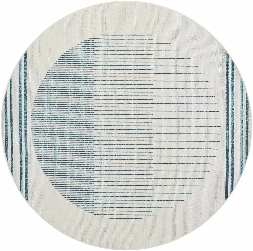 Nabil Slate Blue Area Rug - Clearance