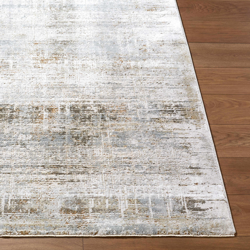 Neron Blue Gray Abstract Rug