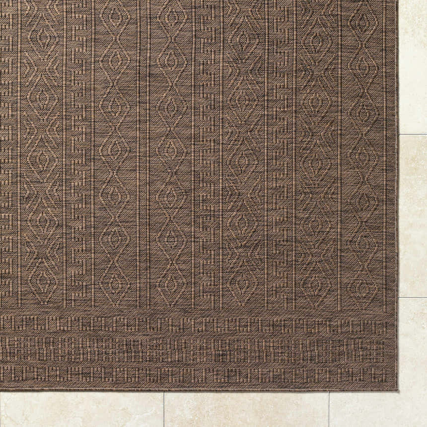 Sample Nuela Dark Brown Area Rug - Clearance