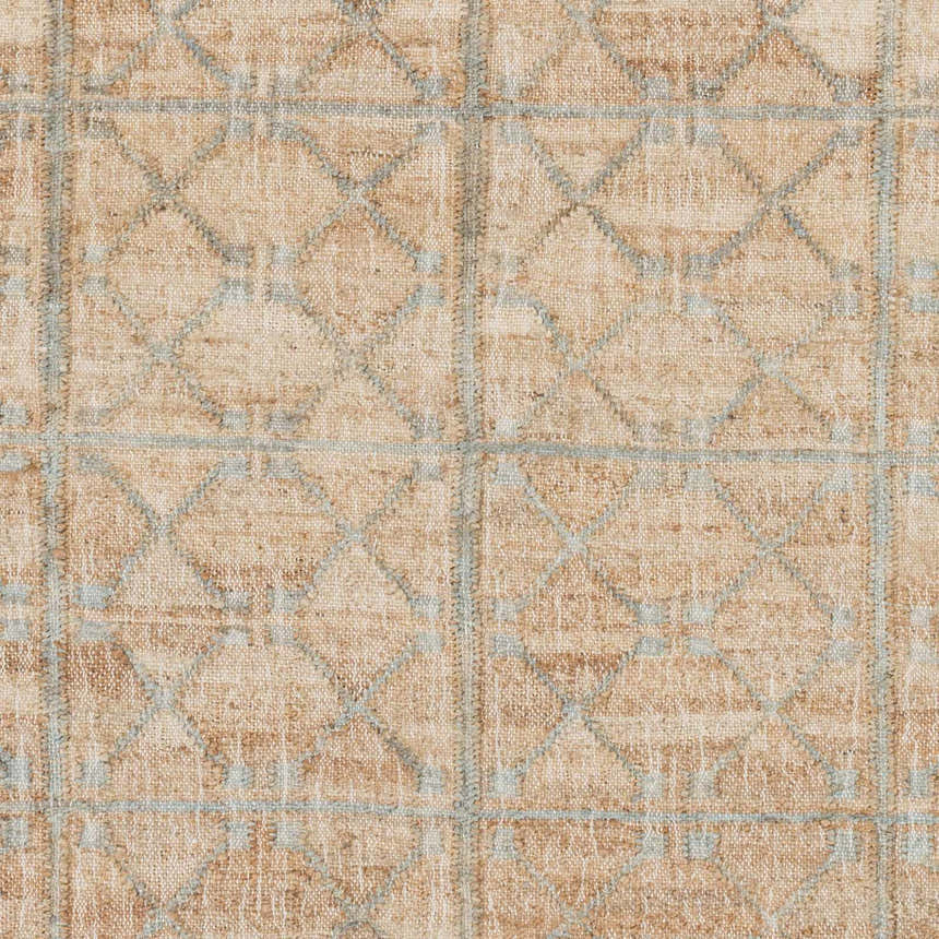 Sample Rice Dusty Sage Fringed Jute Carpet