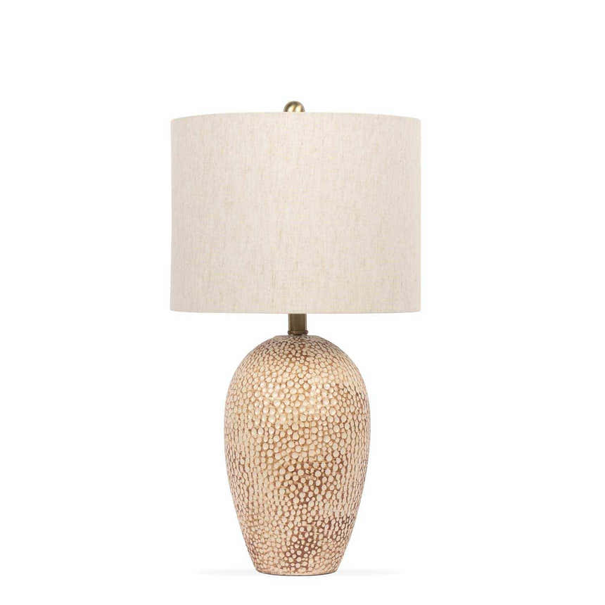 Napoles Beige Ceramic Textured Table Lamp