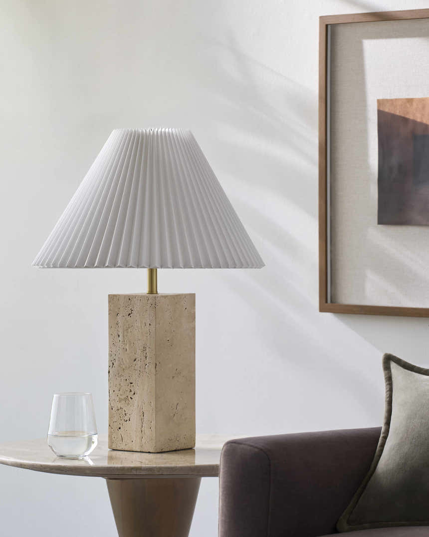 Galey Metallic - Brass Alix x Livabliss Autumn Laurel Table Lamp