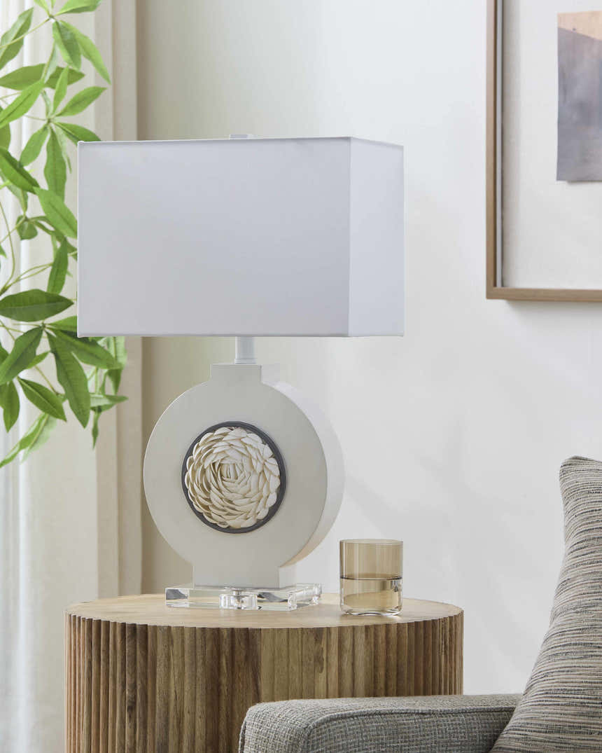 Novodvinsk White Table Lamp