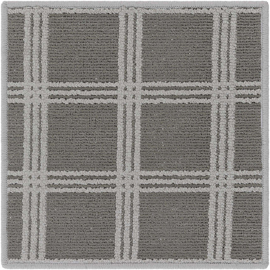 Oretha Gray Checkered Cut and Sew Custom Rug