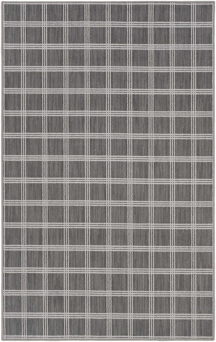 Oretha Gray Checkered Cut and Sew Custom Rug