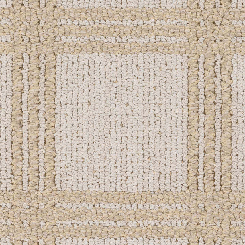 Oretha Cream Checkered Cut and Sew Custom Rug