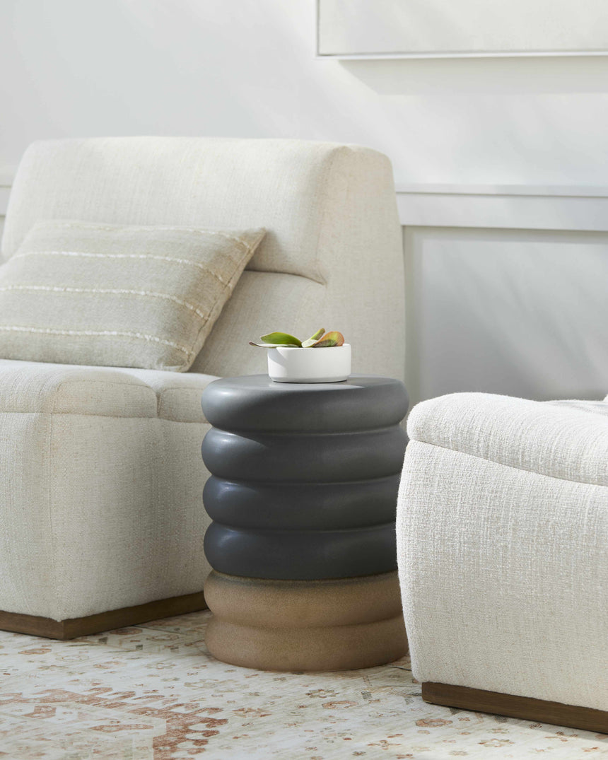 Pianopoli Gray End Table