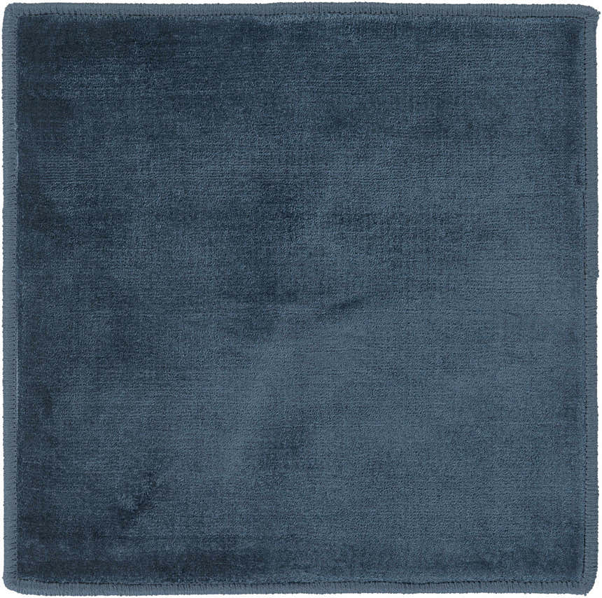 Pamela Dark Blue Hand Loomed Cut and Sew Custom Rug