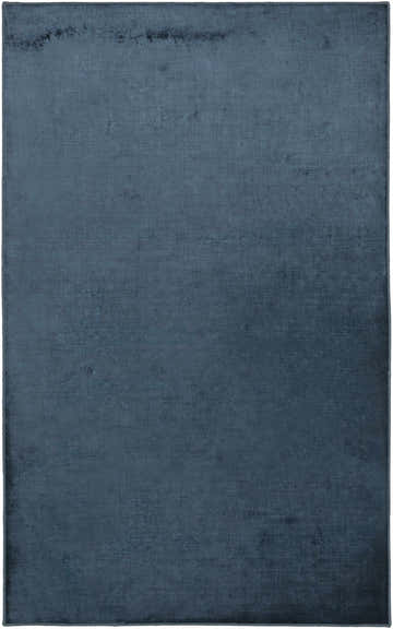 Pamela Dark Blue Hand Loomed Cut and Sew Custom Rug