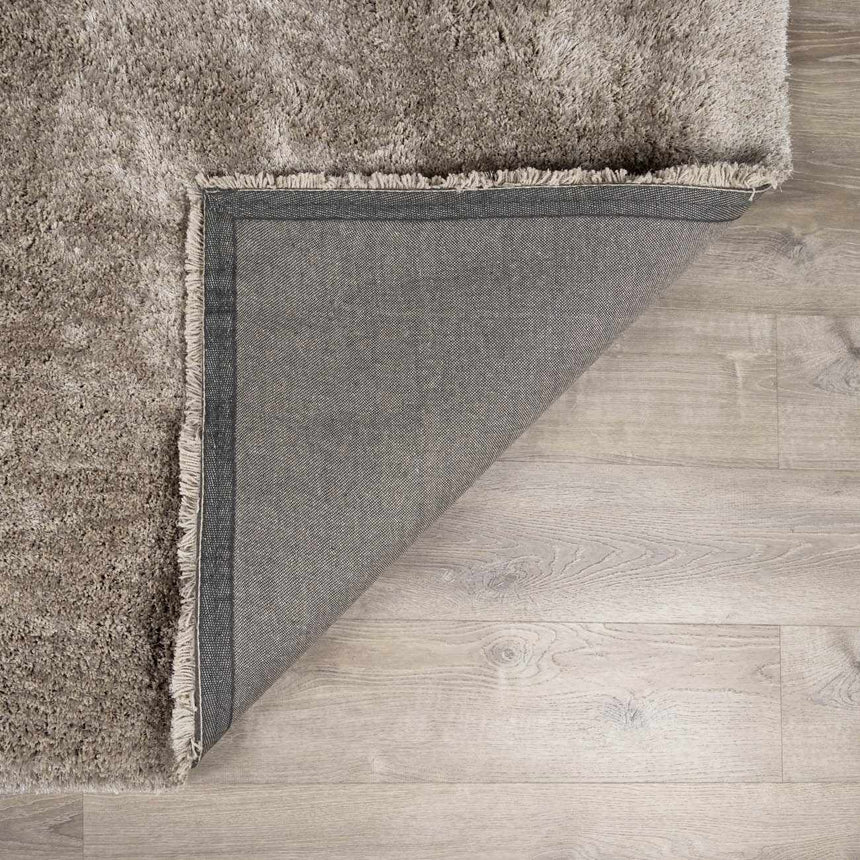 Sandbach Solid Light Gray Shag Rug