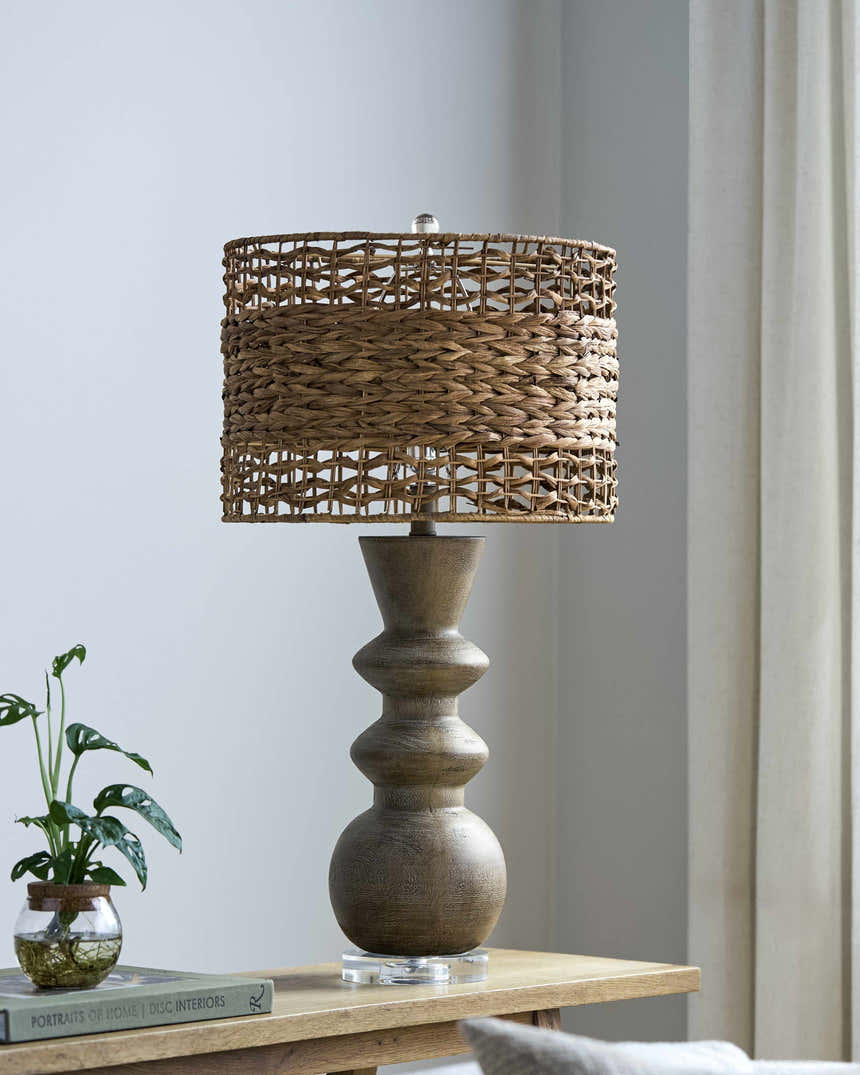 Ploubezre Dark Brown Table Lamp