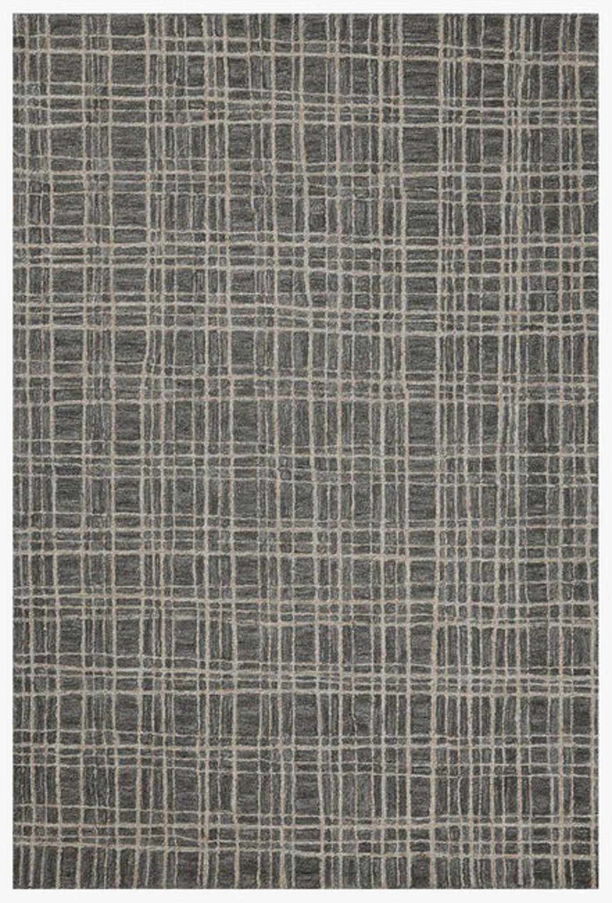 Loloi Polly POL-11 Graphite/Pebble Wool Rug
