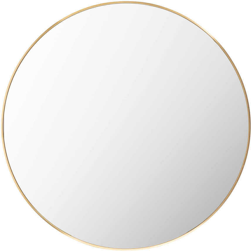 Pontalina Round Gold Mirror