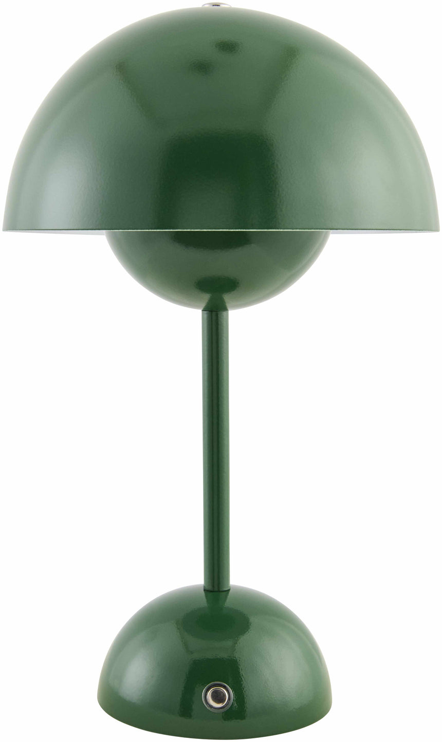 Peralillo Table Lamp - Glossy Dark Green