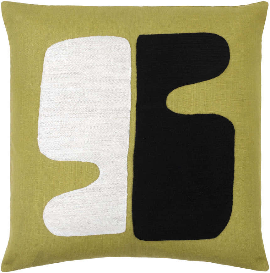 Althea Olive Throw Pillow - Clearance