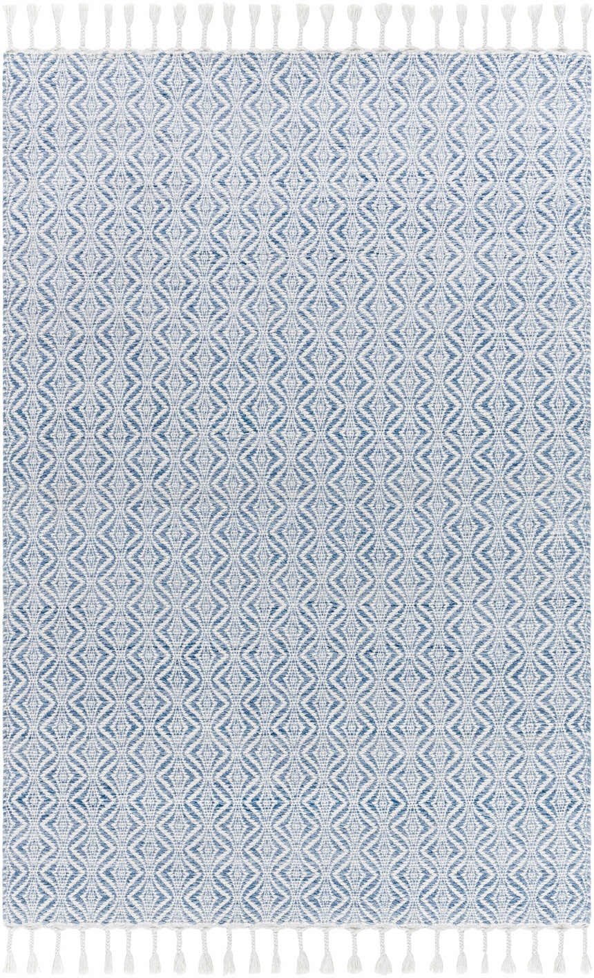 Made to Order Custom Size Anelia Sky Blue Area Rug