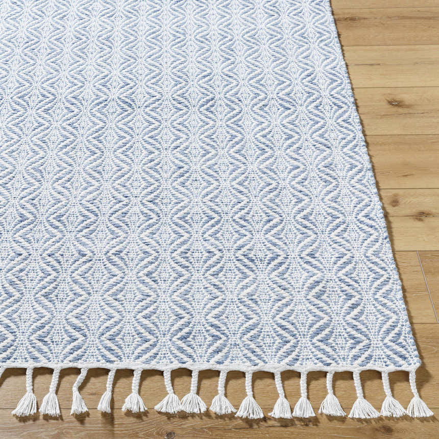 Made to Order Custom Size Anelia Sky Blue Area Rug