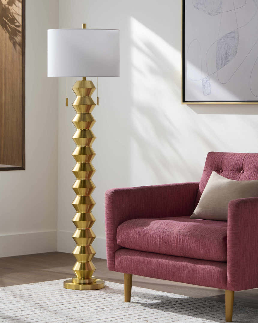 Fijui Brass Modern Table Lamp with Iron Base
