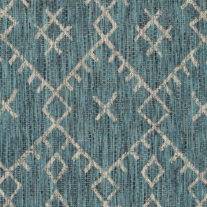 Sample Maunawili Aqua Nordic Rug