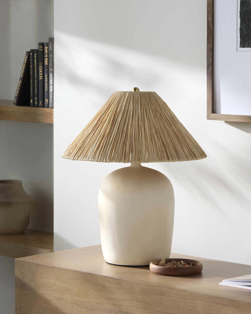 Renswoude White Table Lamp