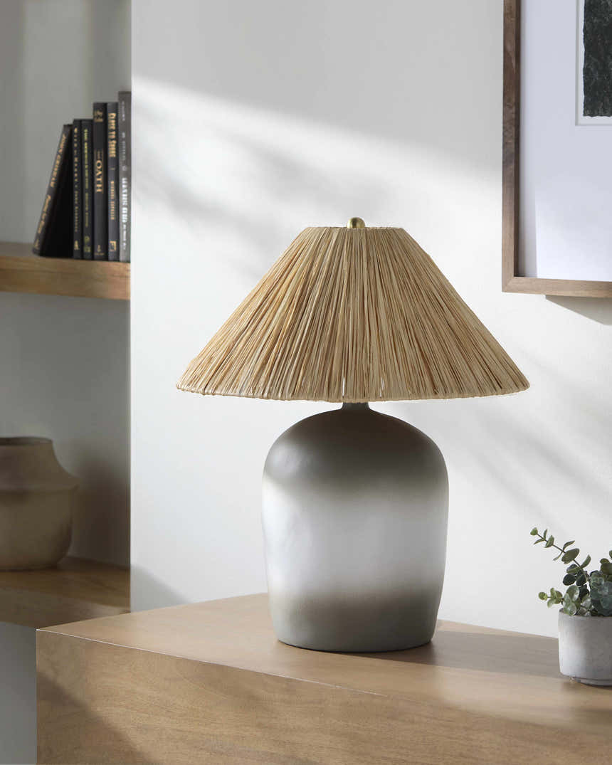 Renswoude Gray Table Lamp